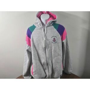 Monterey California Magic Tag Size Large Color Block Full Zip‎ Vintage